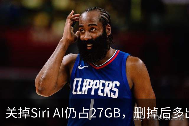 关掉Siri AI仍占27GB，删掉后多出14GB